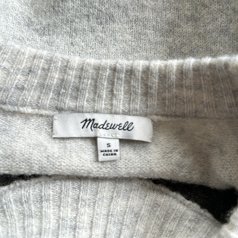 Madewell Colorblock Payton Sweater in Coziest Yarn - Picture 4 of 5